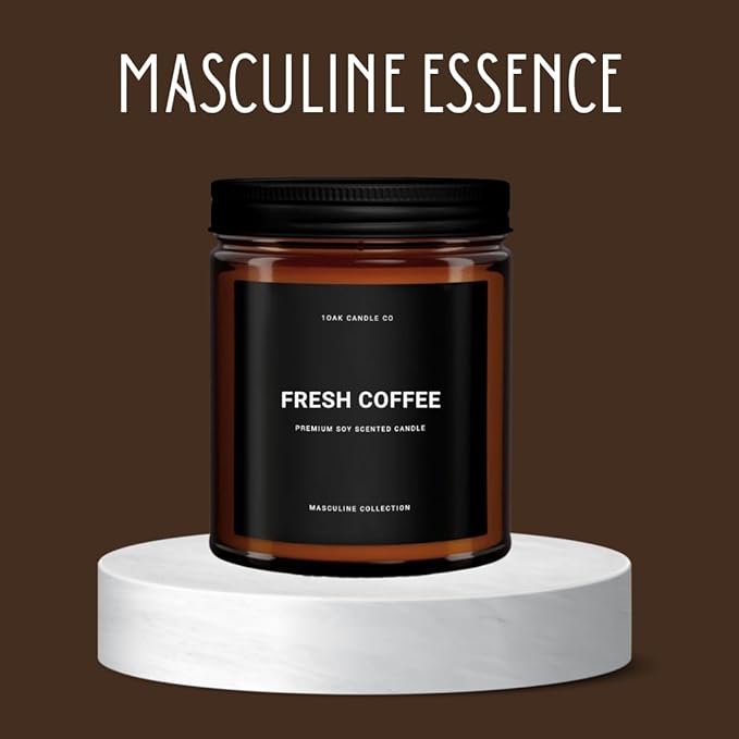 1OAK Scented Candles for Men - Fresh Coffee Candle - Espresso & Roast Coffee - Home Gifts (7oz.)
