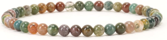 Cherry Tree Collection - Small, Medium, Large Sizes - Gemstone Beaded Bracelets For Women and Men - 4mm Round Beads