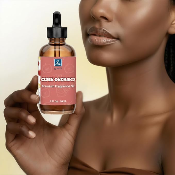 Cider Orchard Fragrance Oil 2 Oz, Natural Scent Oil for Home Essential Oils Diffuser, Candle Making, Soap Making, DIY Body Oils, Perfume, Body Mist, Spray - Apple Cider Scent