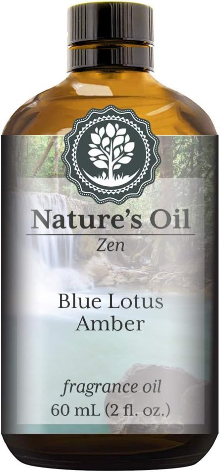 Blue Lotus Amber Fragrance Oil (60ml) For Diffusers, Soap Making, Candles, Lotion, Home Scents, Linen Spray, Bath Bombs, Slime