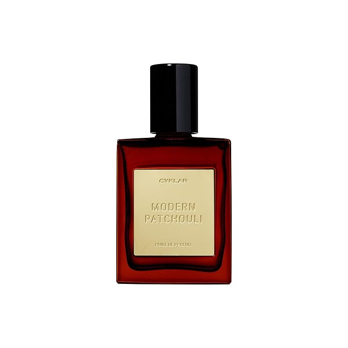 CYKLAR Perfume Oil Roll-On. Travel-Friendly Modern Patchouli Fragrance with Bergamot, Verbena, and Cashmere. Long-Lasting Essential Oil Parfum for Women and Men. 0.5 Fl Oz Scented Rollerball Bottle