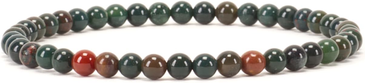 Cherry Tree Collection - Small, Medium, Large Sizes - Gemstone Beaded Bracelets For Women and Men - 4mm Round Beads