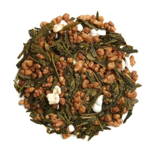 Palais des Thés - Genmaicha Yama - Japanese Green Tea & Roasted Rice - Premium Tea Bags, Serves 20 Cups