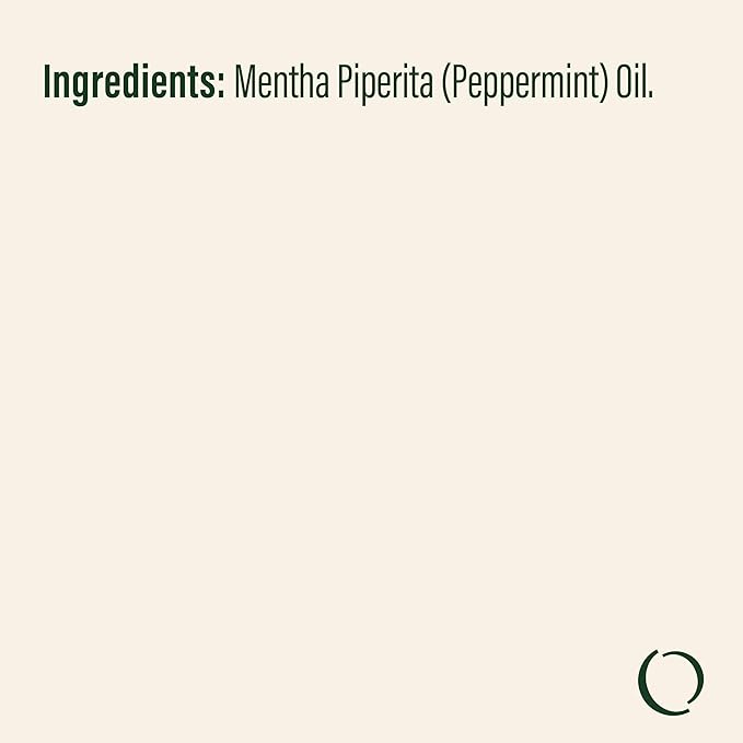 LIVEDROPS 24/7 Confident Peppermint Essential Oil, Natural Vegan Aromatherapy for Diffuser or Diluted Skin Use, Cooling Mint Scent, Steam Distilled Made in USA, Clinically Tested, 10ml