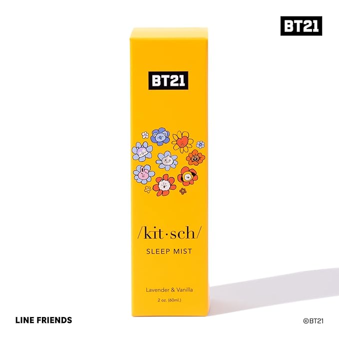 Kitsch Sleep Mist Pillow Spray - Calming Lavender Room Spray | Sleep Spray for Pillows | Fabric Spray for Relaxation & Bedroom Essentials | Lavender Spray for Sleep | Linen Spray, 2 oz