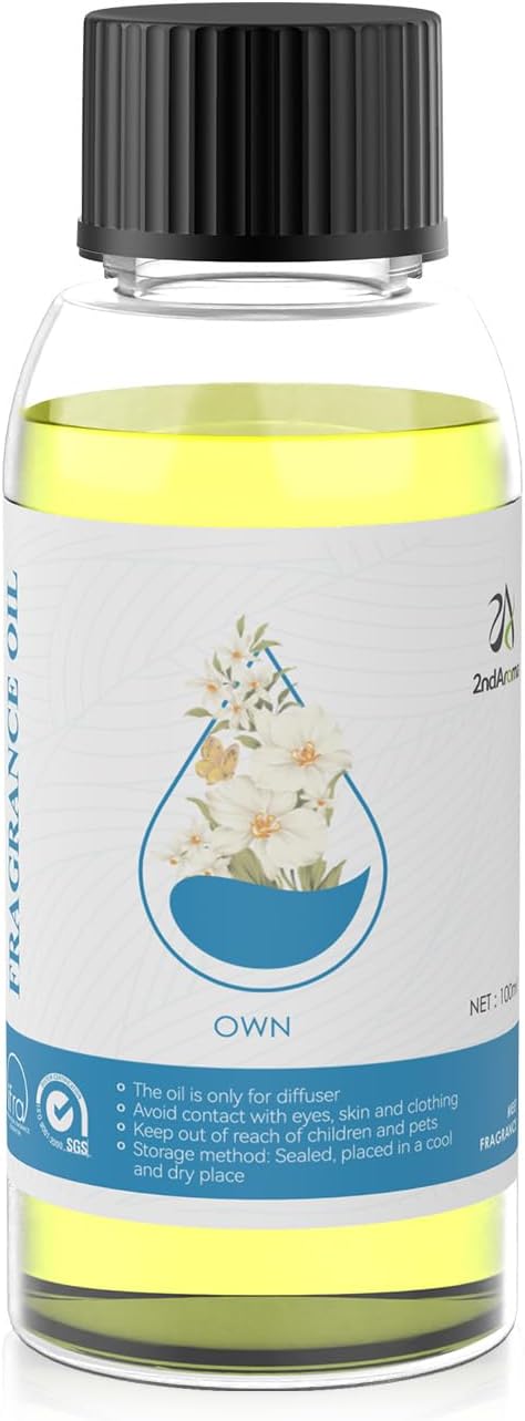 Diffuser Oil Own 100ML/3.38 Fl oz, Fragrance Oil for Waterless Scent Diffuser with Notes of Sandalwood Cardamom Leather Iris Amber Violet, Woody Spicy Scent for Home Office Hotel Car Use