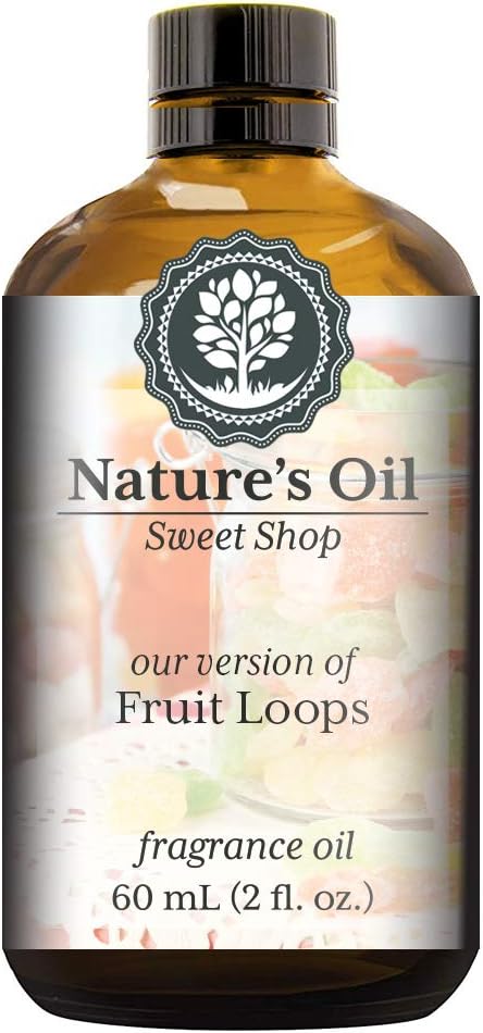 Fruit Loops Fragrance Oil (60ml) for Diffusers, Soap Making, Candles, Lotion, Home Scents, Linen Spray, Bath Bombs, Slime