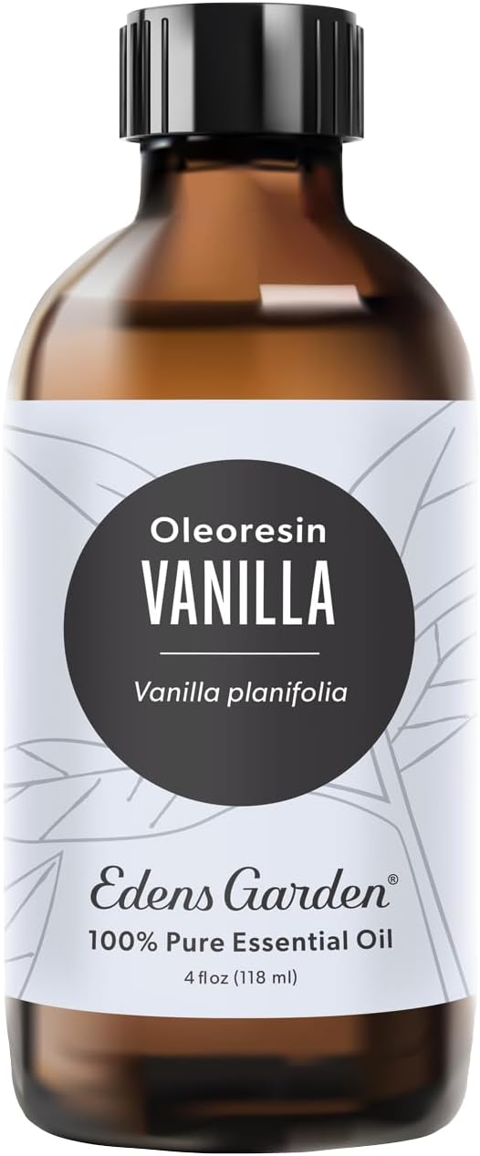 Edens Garden Vanilla-Oleoresin Essential Oil- 100% Pure Premium Grade, Undiluted, Natural, Therapeutic, Aromatherapy, The Best for Diffuser, Candle, Humidifiers, Kid Safe 118 ml (4 fl oz)