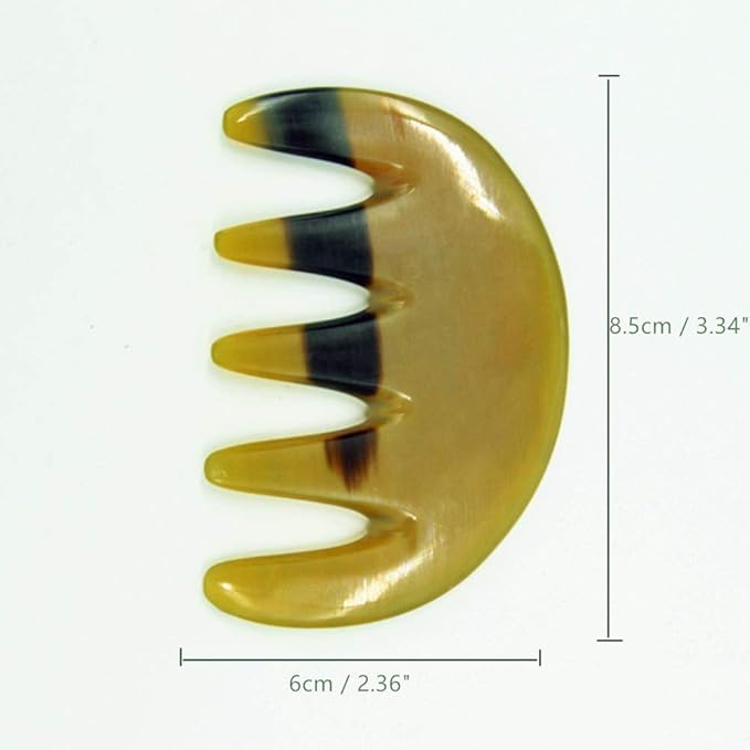 i-lan 4 Pack OX Horn Gua Sha Tool Sets, Chinese Scraping Board, Massage Comb Reflexology Stick Gua Sha Spoon Board for Face, Body, Neck Releasing, Muscle Pain Reducing