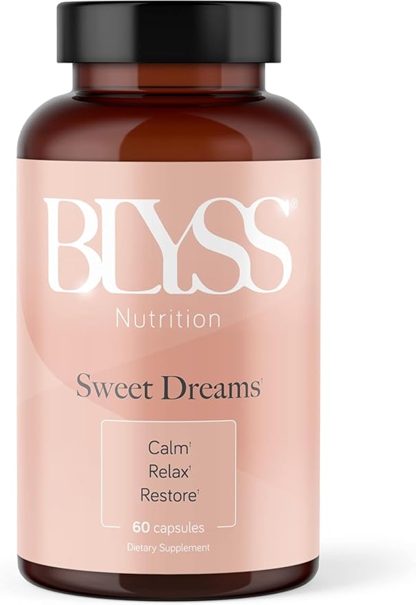 5HTP Plus GABA Supplement - Supports Mood, Relaxation Stress & Sleep - 200mg - Pure HTP-5 Capsules for Women - 60 ct