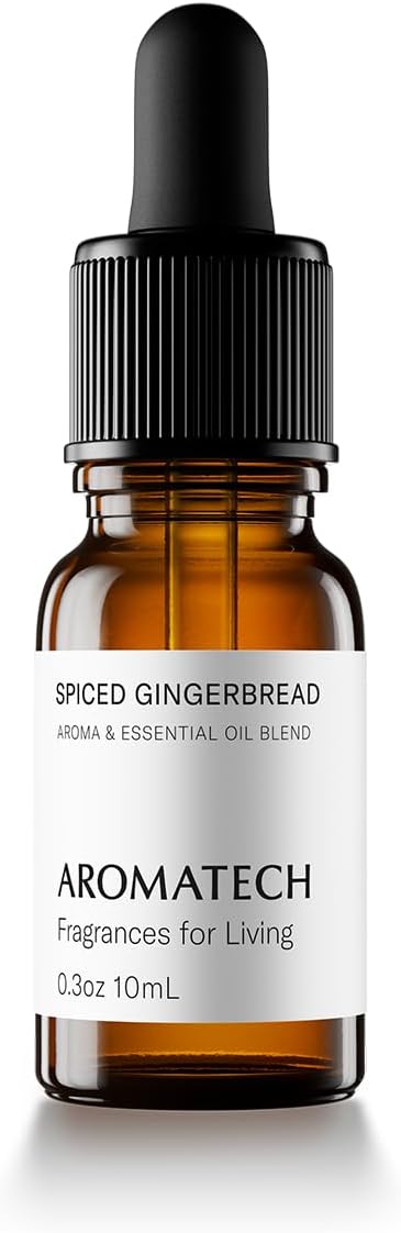 AromaTech Spiced Gingerbread for Aroma Oil Scent Diffusers - 10 Milliliter
