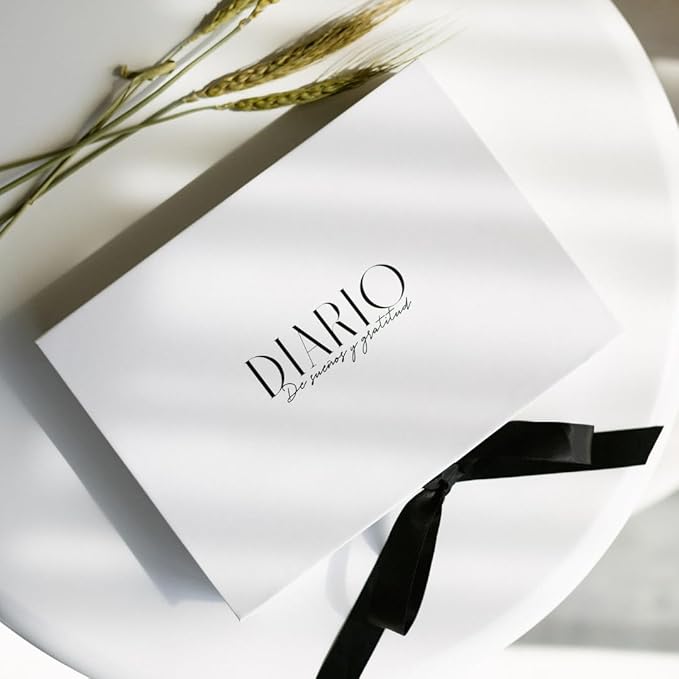Daily Gratitude Journal & Dreams Planner Undated 2-in-1 | For Mindfulness, Purpose & Success | Includes Mirror for Affirmations & Luxury Gift Box (Spanish Edition) – Stay present while achieving your dreams - Diario de Sueños y Gratitud