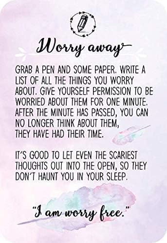 Sleep Tight Cards – 45 Meditation and Mindfulness Cards - Calm Down and Relax & Relief Stress and Anxiety - Self Care, Therapy & Counseling Tool