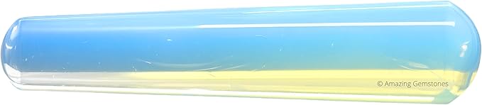 Amazing Gemstone Opalite Crystal Wand Massage Stick - Pelvic Wand Gua Sha for Adults - Crystals and Healing Stones Massage Wands for Adults Gifts (Smooth)