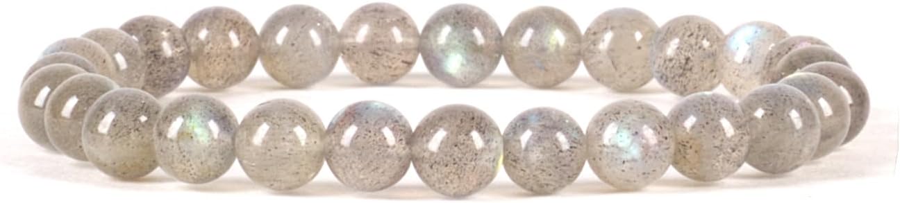 Cherry Tree Collection - Small, Medium, Large Sizes - Gemstone Beaded Bracelets For Women and Men - 6mm Round Beads