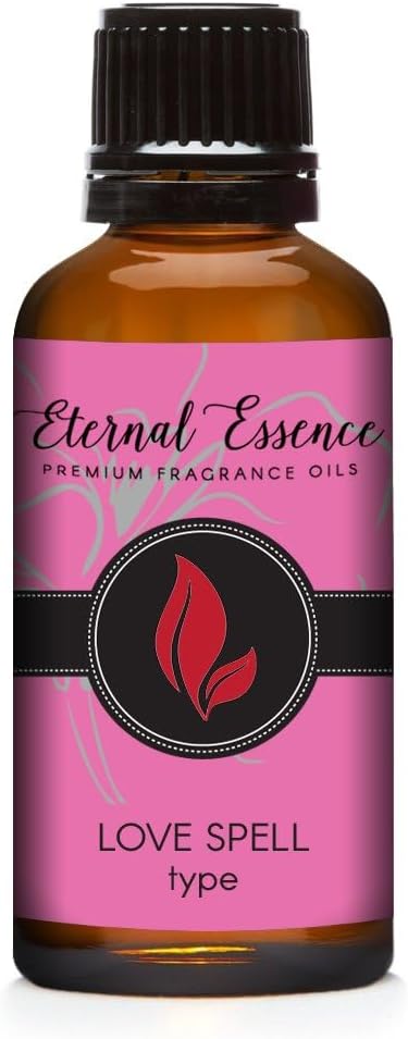 Eternal Essence Oils Love Spell Type 30ml Premium Fragrance Oil - for Candle, Soap Making, Aromatherapy, Diffusers, Home Care, & Humidifiers
