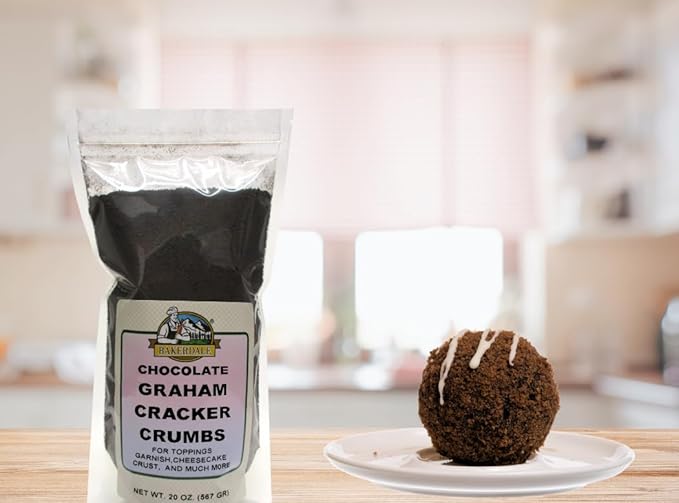 Bakerdale Chocolate Graham Cracker Crumbs, 20 ounce Resealable Pouch