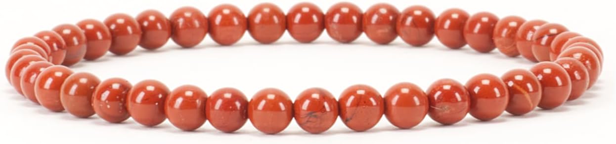 Cherry Tree Collection - Small, Medium, Large Sizes - Gemstone Beaded Bracelets For Women and Men - 4mm Round Beads