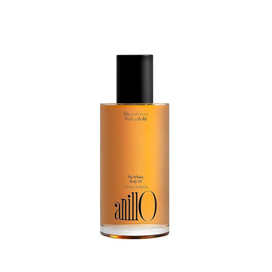 Fig Whisky Hydrating Body Oil – Fast-Absorbing & Non-Greasy Moisturizer with Fig, Argan & Jojoba Oils – Silky Smooth Glow & Deep Nourishment, Woody Scent, 3.38 fl. oz