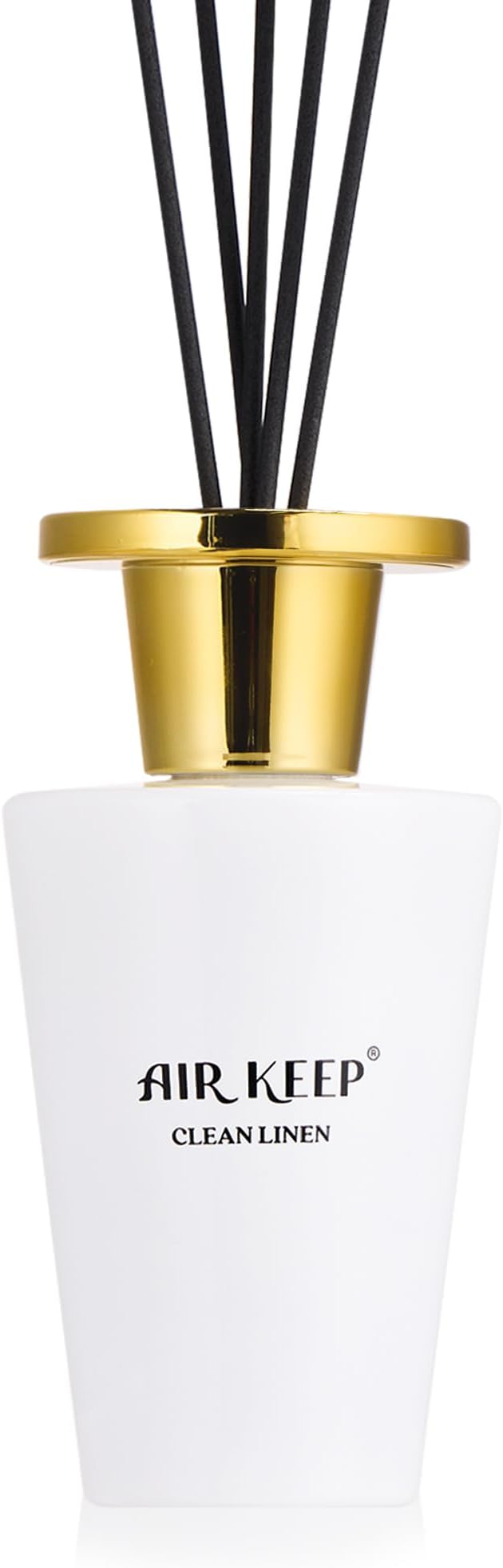 Airkeep Reed Diffuser Set 5.07 fl oz, Clean Linen Scent Diffuser with Sticks, Home Fragrance Oil for Bedroom, Bathroom, Office Decor