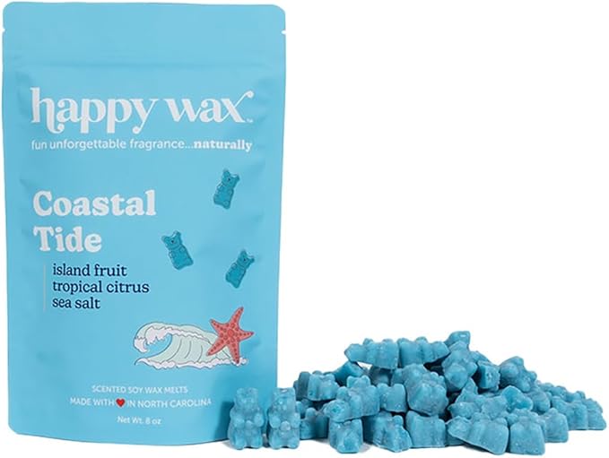 Happy Wax Summer Scented Soy Wax Melts (8oz Pouch) (Coastal Tide)