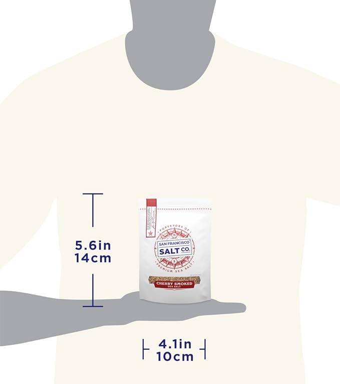 Cherrywood Smoked Sea Salt - 5 oz. Fine Grain by San Francisco Salt Company