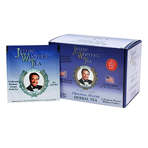 Jason Winters Original Blend Tea Bags with Sage, Herbal Tea, Sage Blend, 20 Count