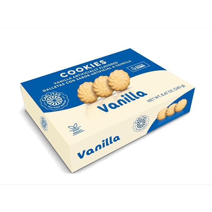 Carlitas Vanilla Cookies, 8.47 oz