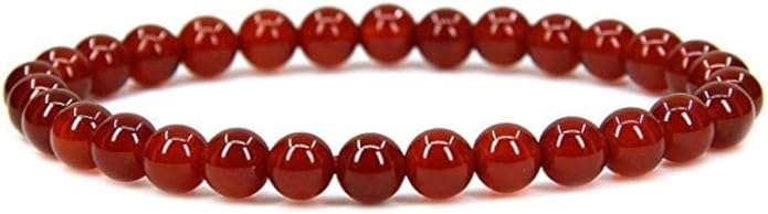 Adabele 1pc Natural Stretch Gemstone Bracelet 6mm (0.24 Inch) Bead 7" 7.5" 8 inch Healing Crystal Quartz Energy Chakra Jewelry Women Birthday Gift