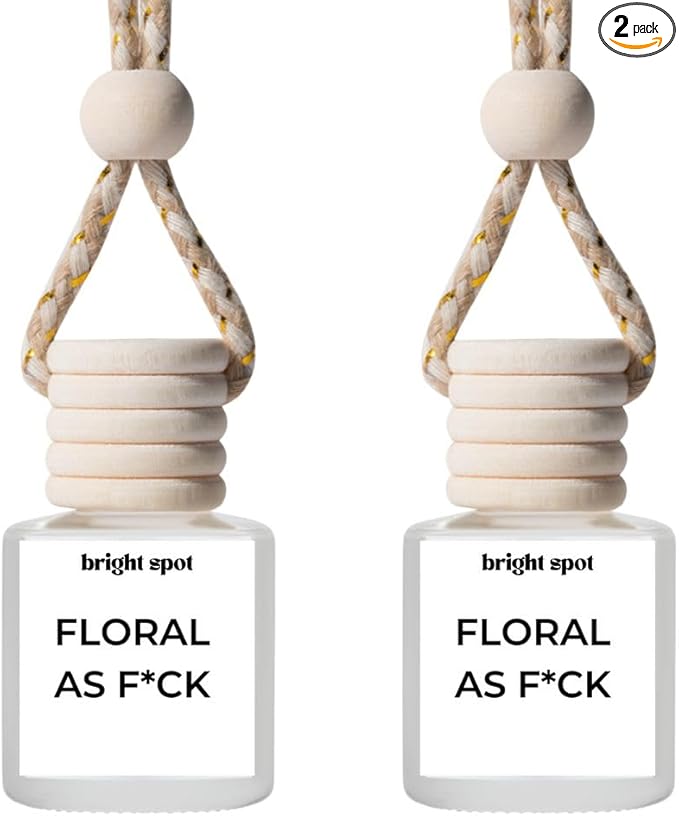 Bright Spot Man Cave Car Air Freshener - Premium Car Hanging Diffuser, Long-Lasting Fragrance up to 120 days for Auto and Home | Sophisiticated & Woody |Tobacco, Vanilla, Woods | 2-Pack