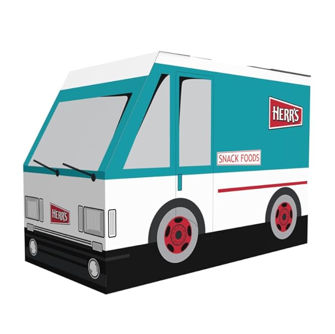 Herr's Variety Snack Truck Box, Assorted Flavors, 42-Pack - Crisp 'N Tasty, Barbecue, Sour Cream & Onion Potato Chips, Cheese Curls, Pretzels, Popcorn & More