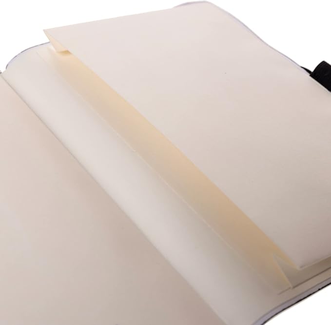 Graphique Apollo Vegan Leather Journal | Hardcover Notebook | 192 Lined Pages | Inner Pocket, Pen Loop, Elastic Closure | Work, Diary, Notes | 6” x 8”