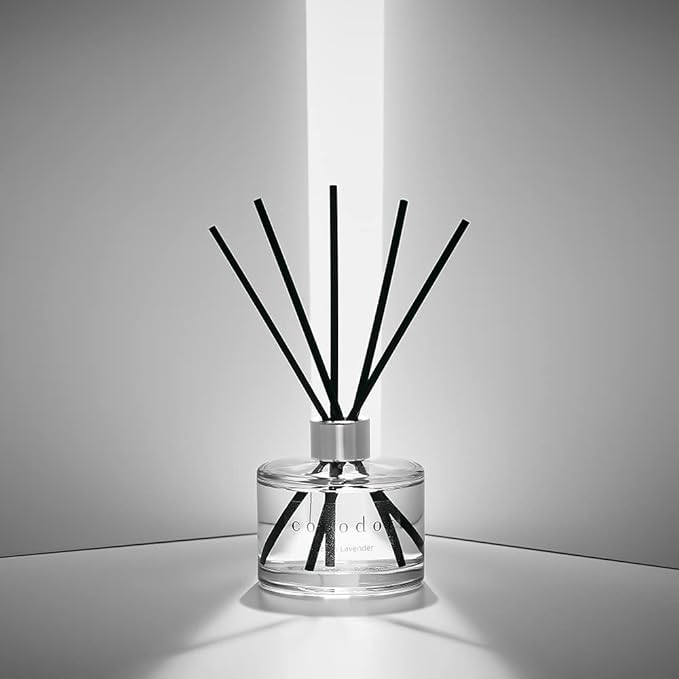 COCODOR Signature Reed Diffuser - Black Cherry / 6.7oz (200ml) / 2 Pack - Home & Office Decor, Fragrance Gifts