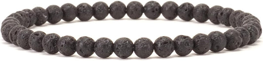 Cherry Tree Collection - Small, Medium, Large Sizes - Gemstone Beaded Bracelets For Women and Men - 4mm Round Beads