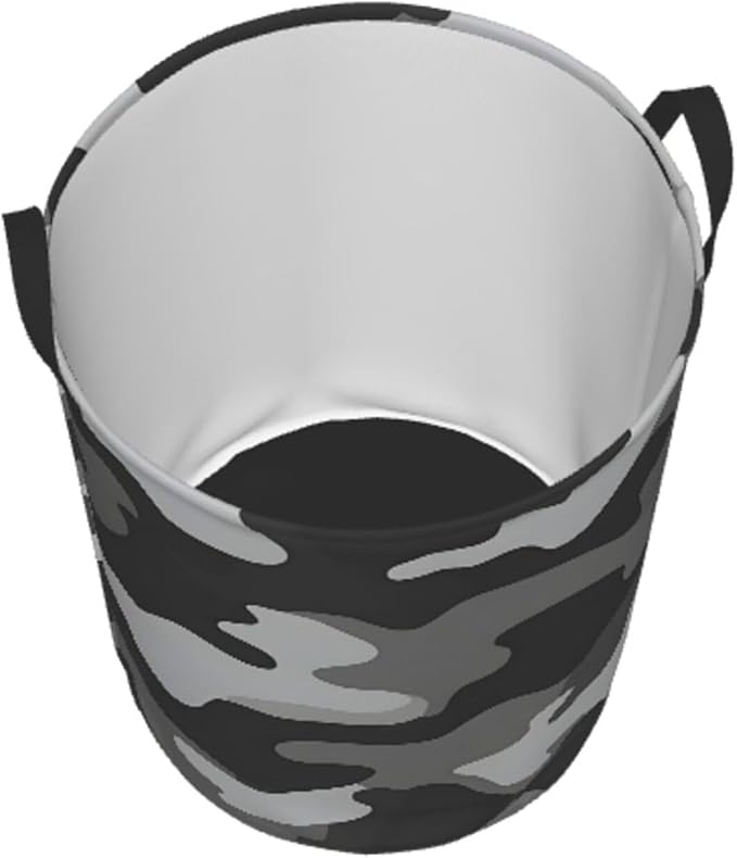 Laundry Basket Simpel Camouflage Collapsible Large Capacity,63L Dirty Clothes Basket Durable Lightweight Hamper With Handles Ideal For Clothes,Toys Home Organization size19.6"L x 15.7"W