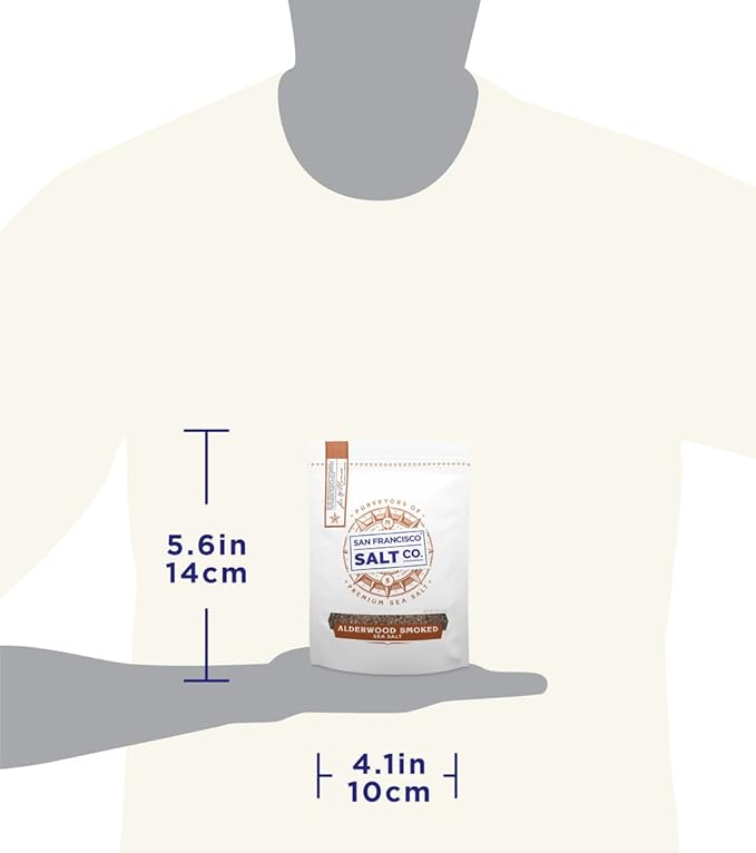 Alderwood Smoked Sea Salt 5 oz. Pouch - San Francisco Salt Company