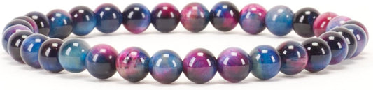 Cherry Tree Collection - Small, Medium, Large Sizes - Gemstone Beaded Bracelets For Women and Men - 6mm Round Beads