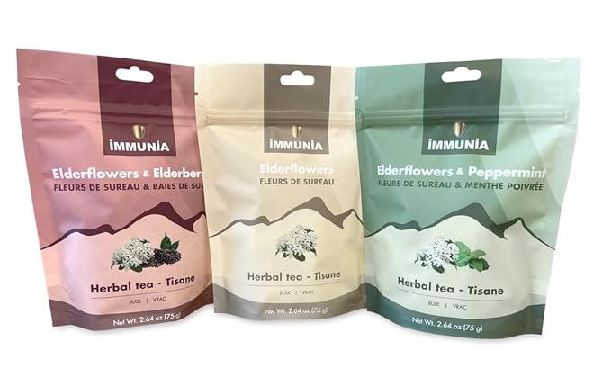 Elderflower bulk. Make healthy herbal tea (enough for 75 cups), or use it to make delicious bread, elderflower jelly, or cookies. 75 grams (bulk) (Elderflower & Elderberry)