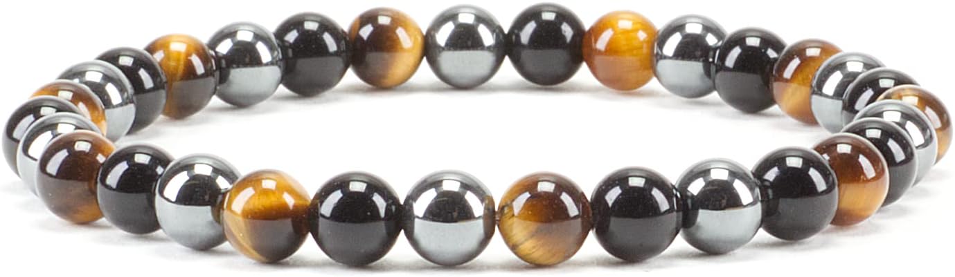 Cherry Tree Collection - Small, Medium, Large Sizes - Gemstone Beaded Bracelets For Women and Men - 6mm Round Beads