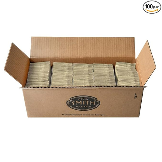 Steven Smith Teamaker Lullaby No. 40, Chamomile, Lemongrass, Lavender, Ashwagandha, Caffeine-Free, Organic Relaxing & Bedtime Wellness, Sugar-Free, Herbal Tea Bags, 100 Sachets, 0.95oz each