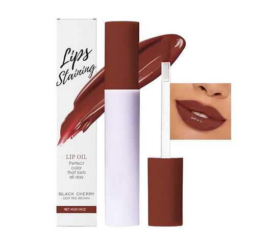 Lip Stain - Wipe-Off &Peel Off Lip Color | Waterproof, Long Lasting, Transfer-Resistant, Smudge-Proof Lip Tint | Easy Wipe Finish, High Pigment | All-Day Vibrant Kiss-Proof Lip Stain, Muted Terracotta
