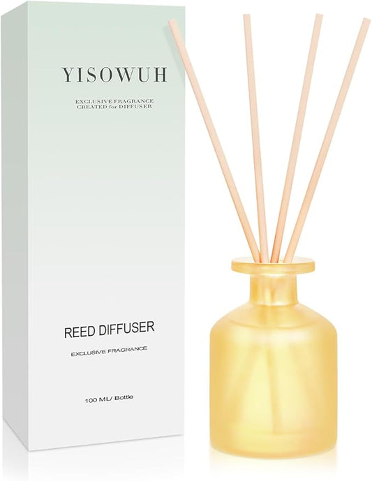 Reed Diffuser - BlackBerry Pineapple 3.38oz (100ml) 1 Pack Essential Oil Reed Diffuser Set with 8 Sticks, Long Lasting Fragrance for Home, Bathroom, Bedroom, Room, Decor