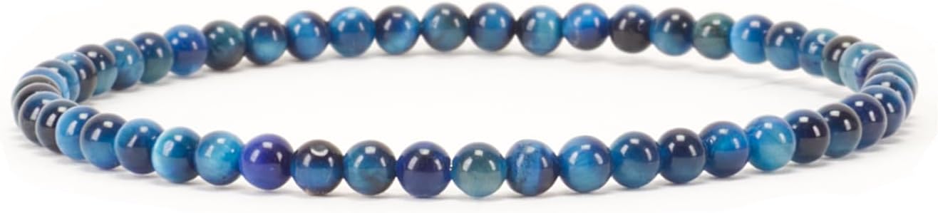 Cherry Tree Collection - Small, Medium, Large Sizes - Gemstone Beaded Bracelets For Women and Men - 4mm Round Beads