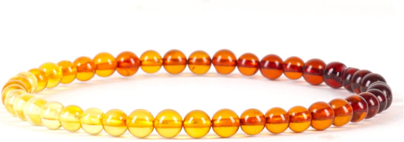 Cherry Tree Collection - Small, Medium, Large Sizes - Gemstone Beaded Bracelets For Women and Men - 4mm Round Beads