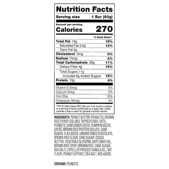 PROBAR - GO Energy Bars - Peanut Butter Chocolate Chip - Gluten-Free, Non-GMO, Whole-Food Ingredient Snack Bars (12 Count)