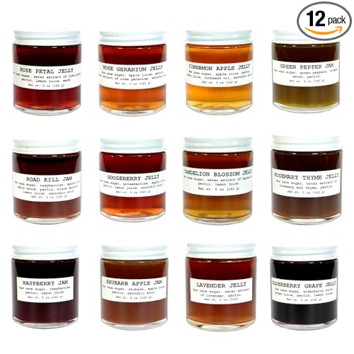 Gourmet Jellies & Jam Gift Set, Assorted Low Sugar Jam & Jellies, Jam & Jelly Gift Sets, Jams, Jellies & Preserves (12 pack) - Smoke Camp Crafts