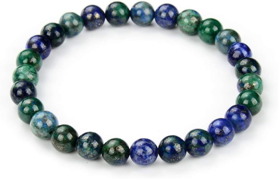 Adabele 1pc Natural Stretch Gemstone Bracelet 6mm (0.24 Inch) Bead 7" 7.5" 8 inch Healing Crystal Quartz Energy Chakra Jewelry Women Birthday Gift