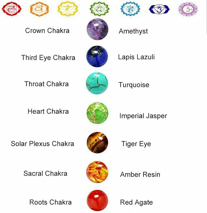 AD Beads 2Pcs His & Hers Distance Beads Bracelets Elastic Natural Stone Yoga Bracelet