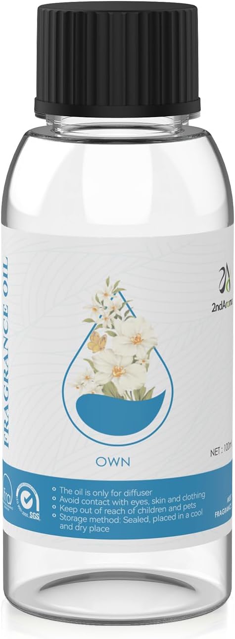 Diffuser Oil Own 100ML/3.38 Fl oz, Fragrance Oil for Waterless Scent Diffuser with Notes of Sandalwood Cardamom Leather Iris Amber Violet, Woody Spicy Scent for Home Office Hotel Car Use