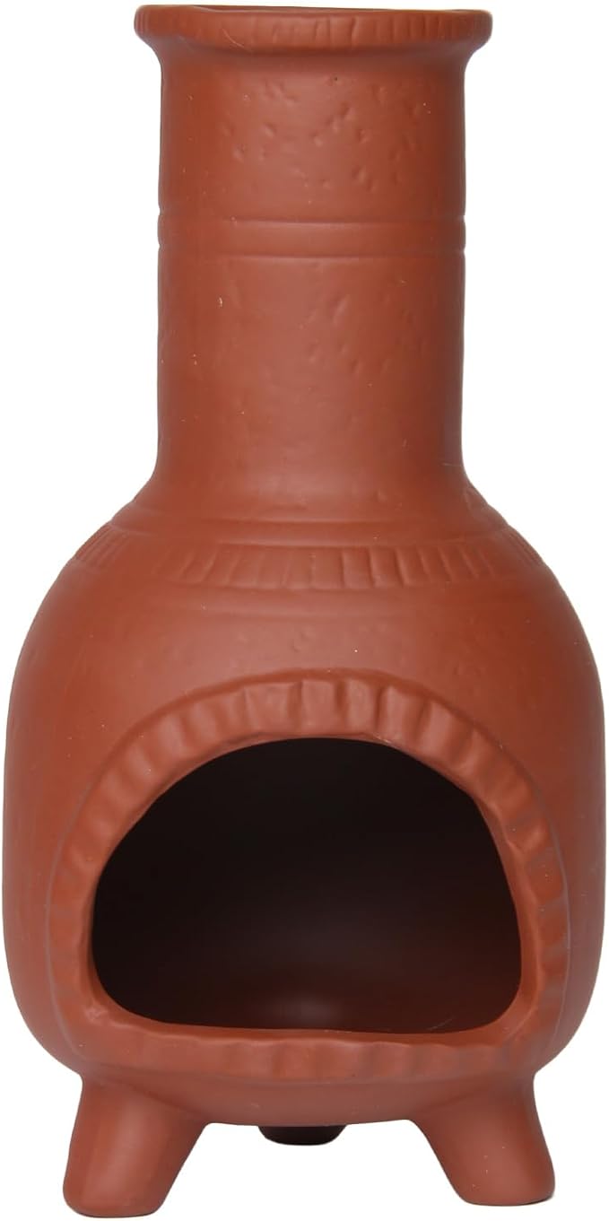 Handmade Ceramic Palo Santo Burner, Palo Santo Holder, Small Chimney for Burning Incense Cones, Sticks and Sage, Meditation Yoga Smudge Bowl, Chimeneas Incense Holder, Energy Purification